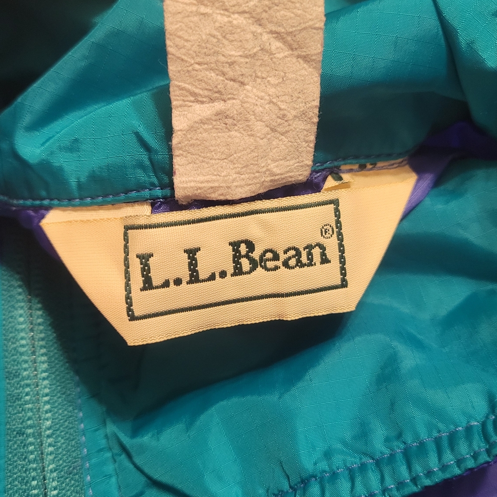 L.L. Bean Teal and Blue Jacket - Picture 2 of 4